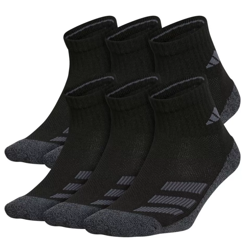 Boys Cushioned Angle Stripe Quarter Socks 6 Pairs>ADIDAS Clearance