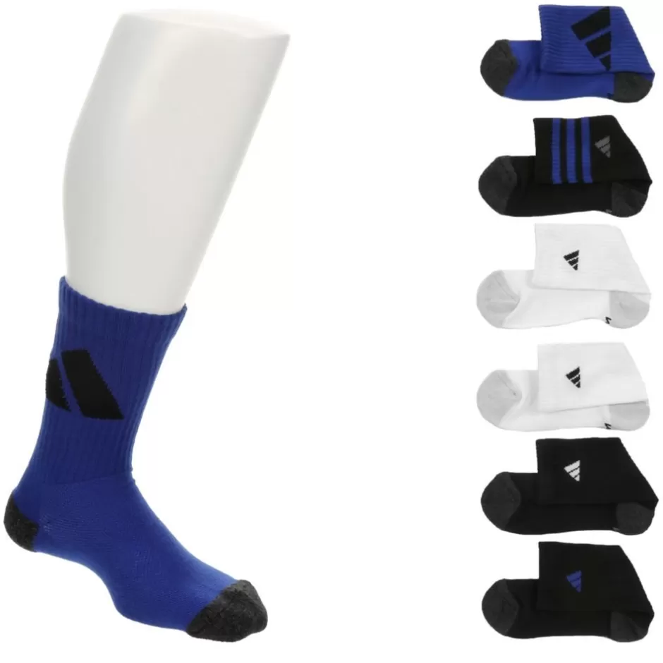 Boys Cushioned Crew Socks 6 Pairs>ADIDAS Hot