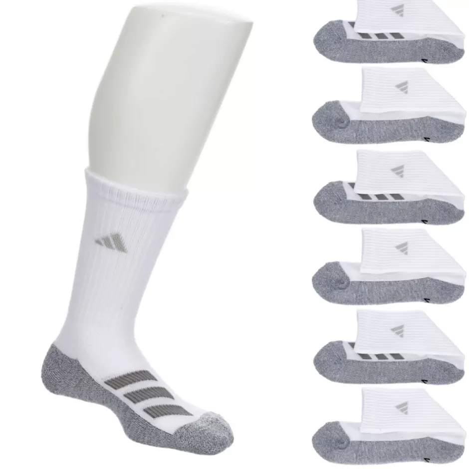 Boys Cushioned Crew Socks 6 Pairs>ADIDAS New