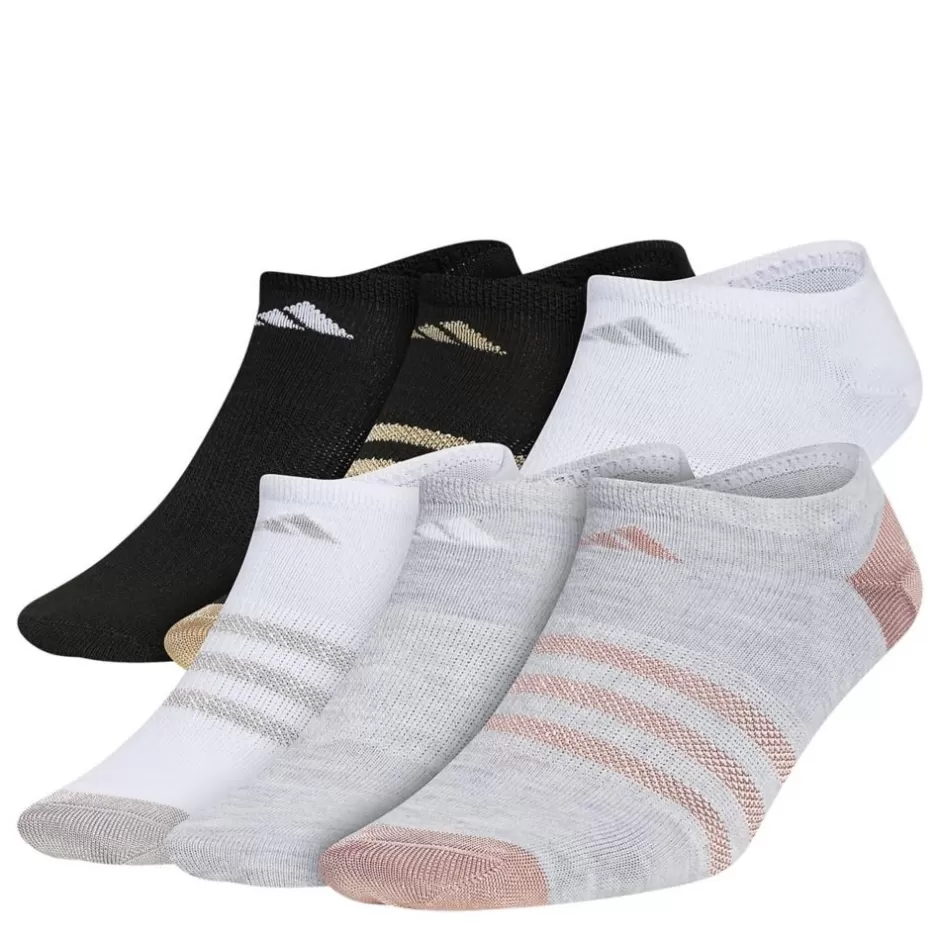 Girls Medium Superlite No Show Socks 6 Pairs>ADIDAS Flash Sale