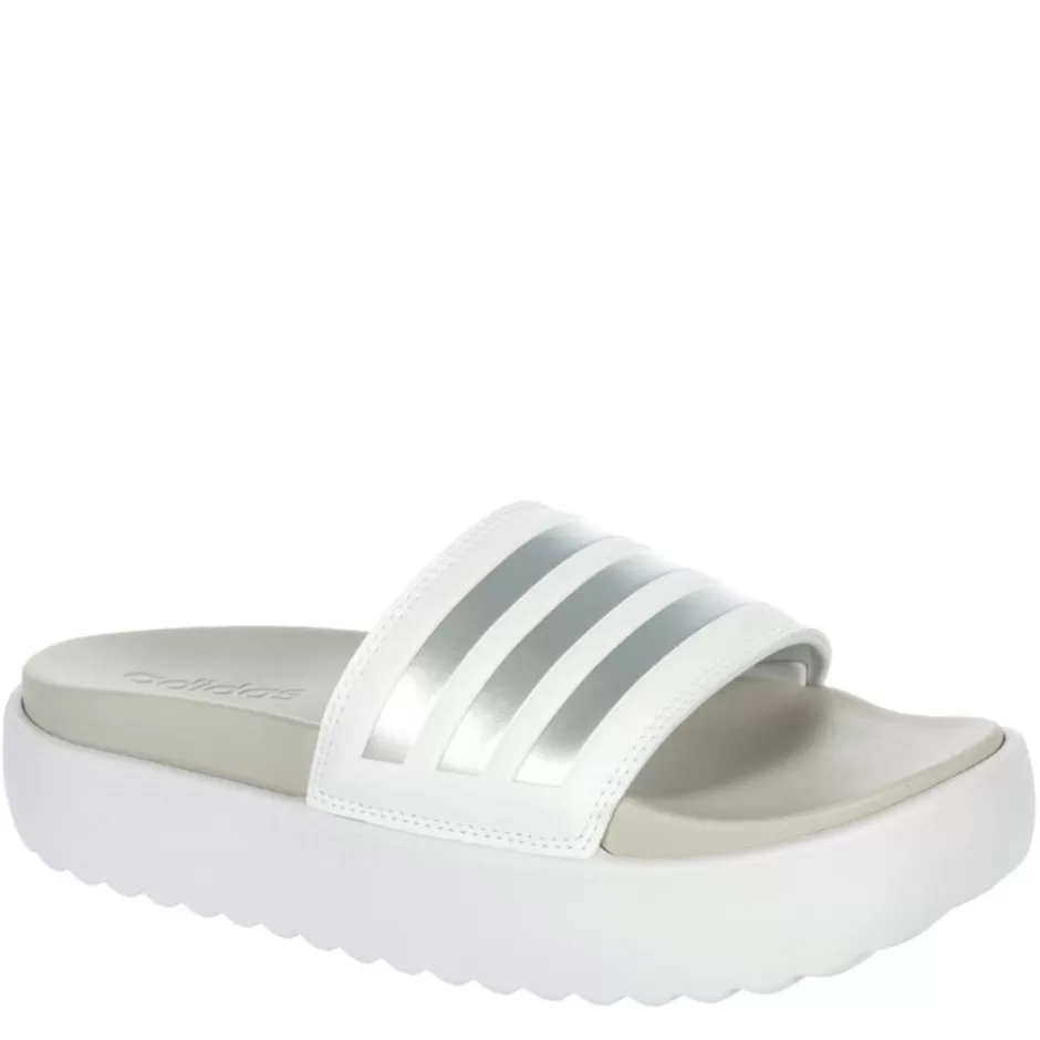 Womens Adilette Platform Slide Sandal>ADIDAS Sale