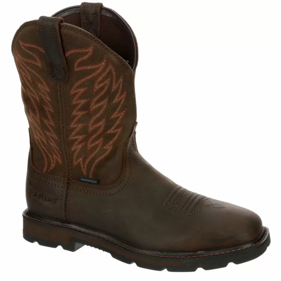 Mens Groundbreaker Waterproof Work Boot>ARIAT Online