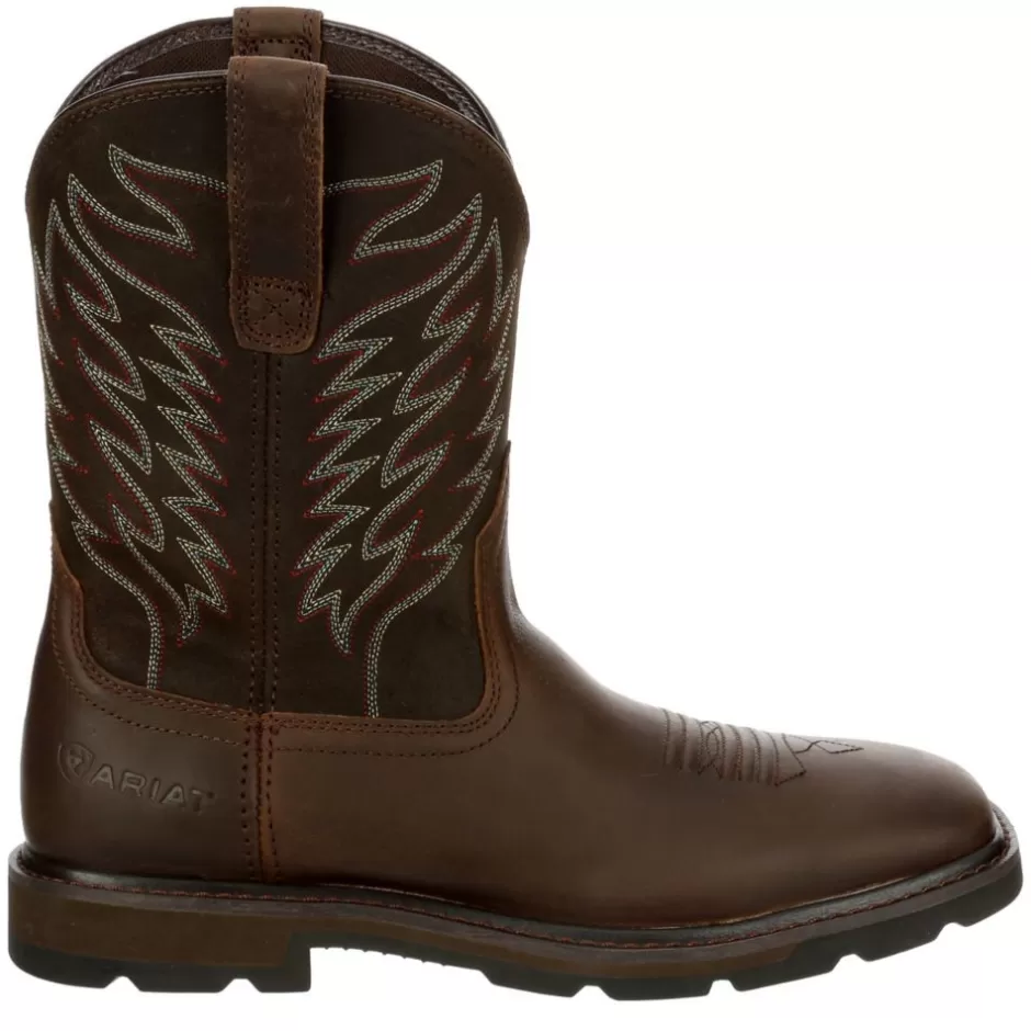 Mens Groundbreaker Western Work Boot>ARIAT Fashion