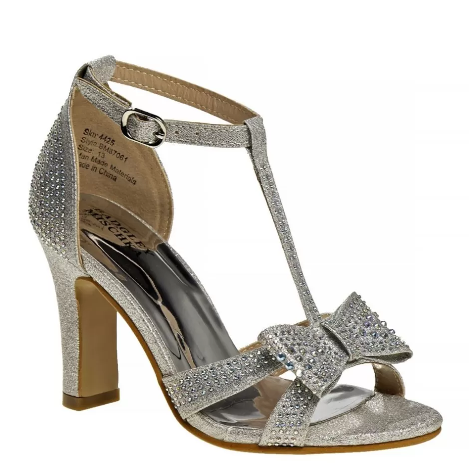 Girls Little-Big Kid O-Bm87061Msilv Dress Sandal>BADGLEY MISCHKA Sale