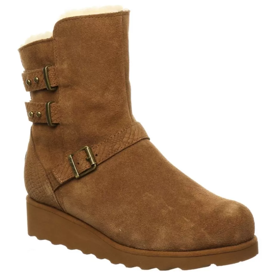 Womens Lucy Fur Wedge Boot>BEARPAW Cheap