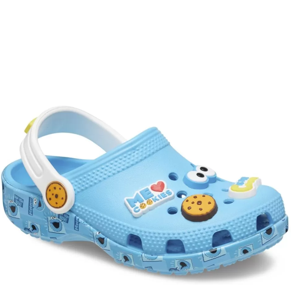 Boys Toddler Cookie Monster Classic Clog>CROCS Clearance