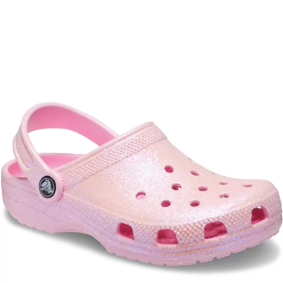 Girls Little-Big Kid Classic Glitter Clog>CROCS Cheap