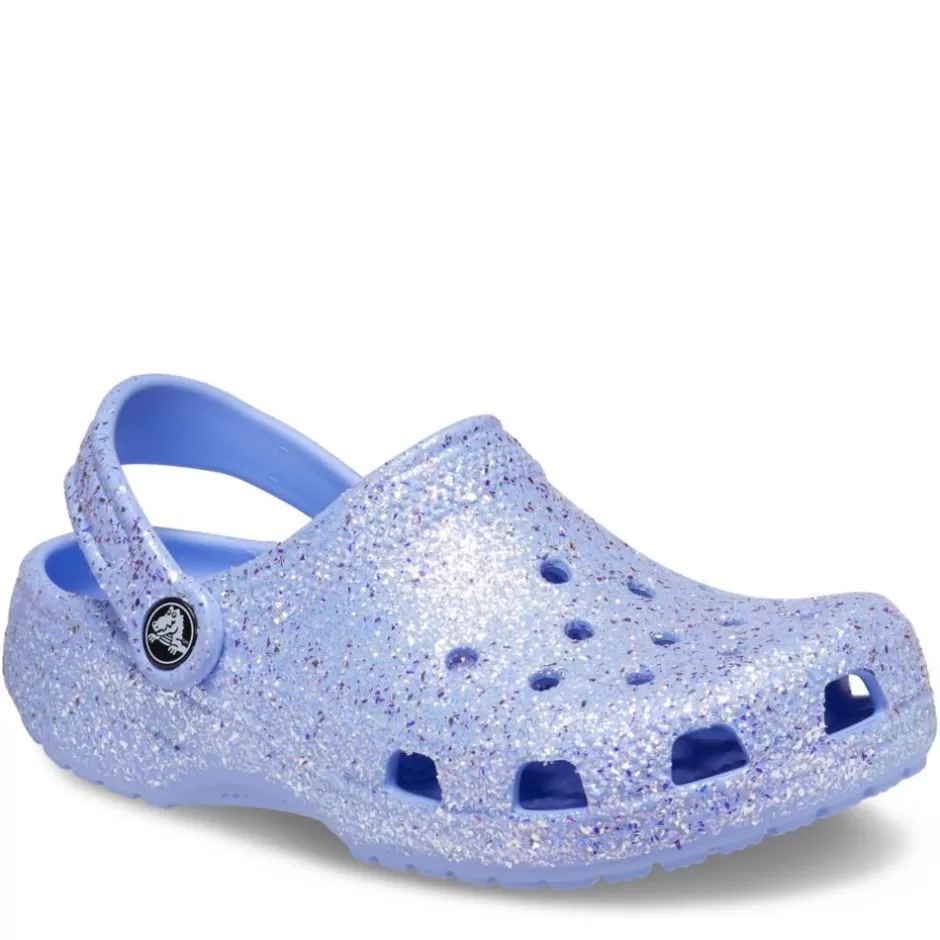 Girls Little-Big Kid Classic Glitter Clog>CROCS Fashion