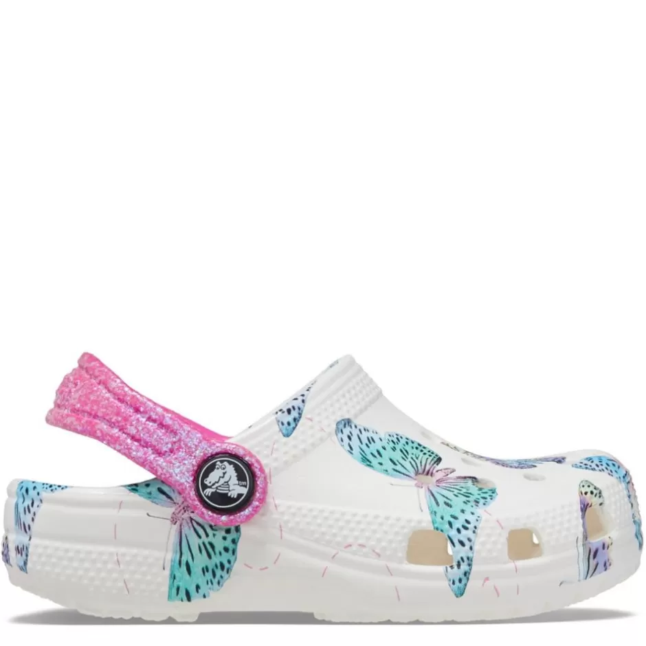 Girls Toddler Classic Print Clog>CROCS Store