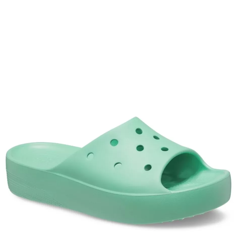 Womens Classic Platform Slide Sandal>CROCS Outlet