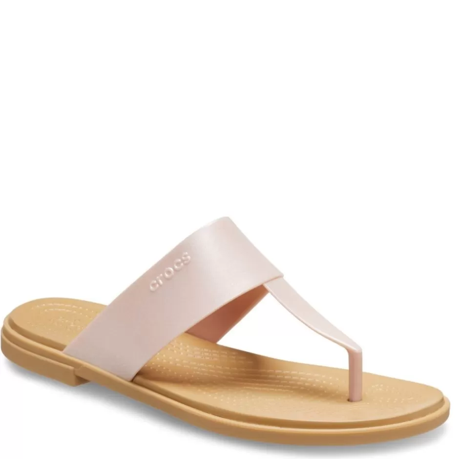 Womens Tulum Metallic Flip Flop Sandal>CROCS Shop