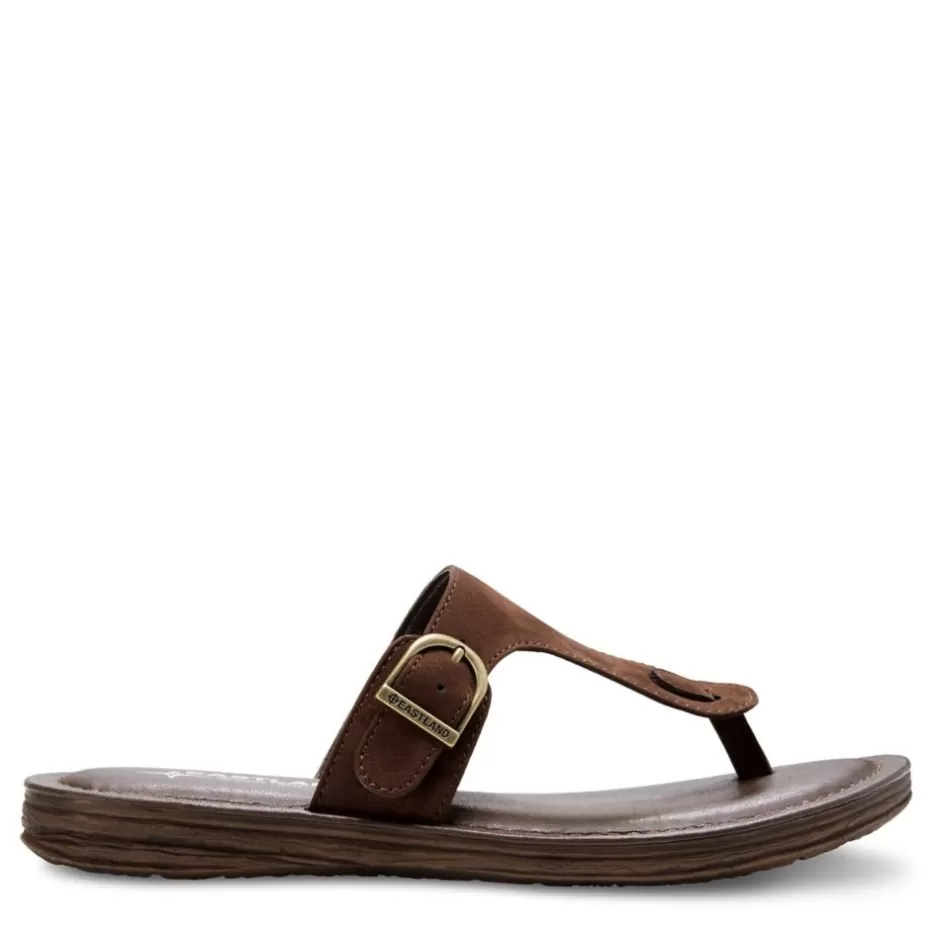 Womens Emilia Flip Flop Sandal Flat Sandal>EASTLAND Store