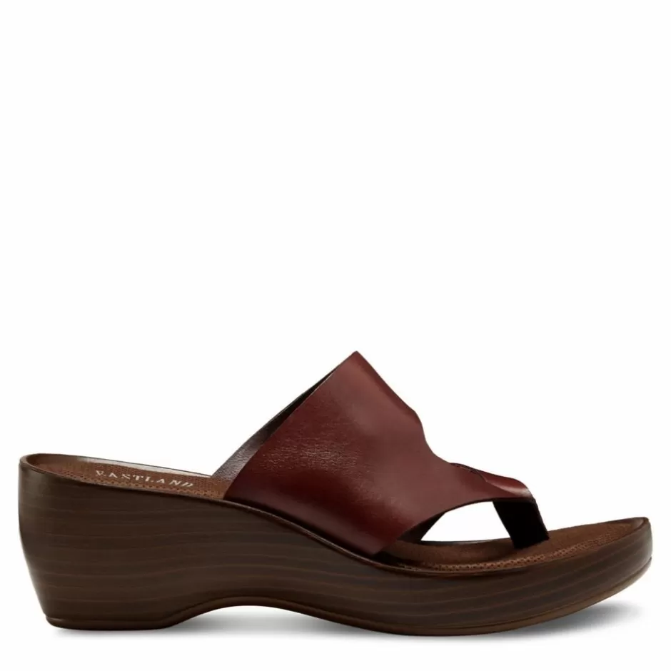 Womens Laurel Wedge Sandal Comfort Filp Flop>EASTLAND Sale