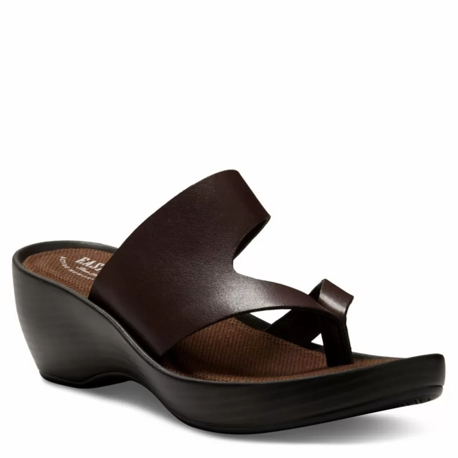 Womens Laurel Wedge Sandal Comfort Flip Flop>EASTLAND Discount