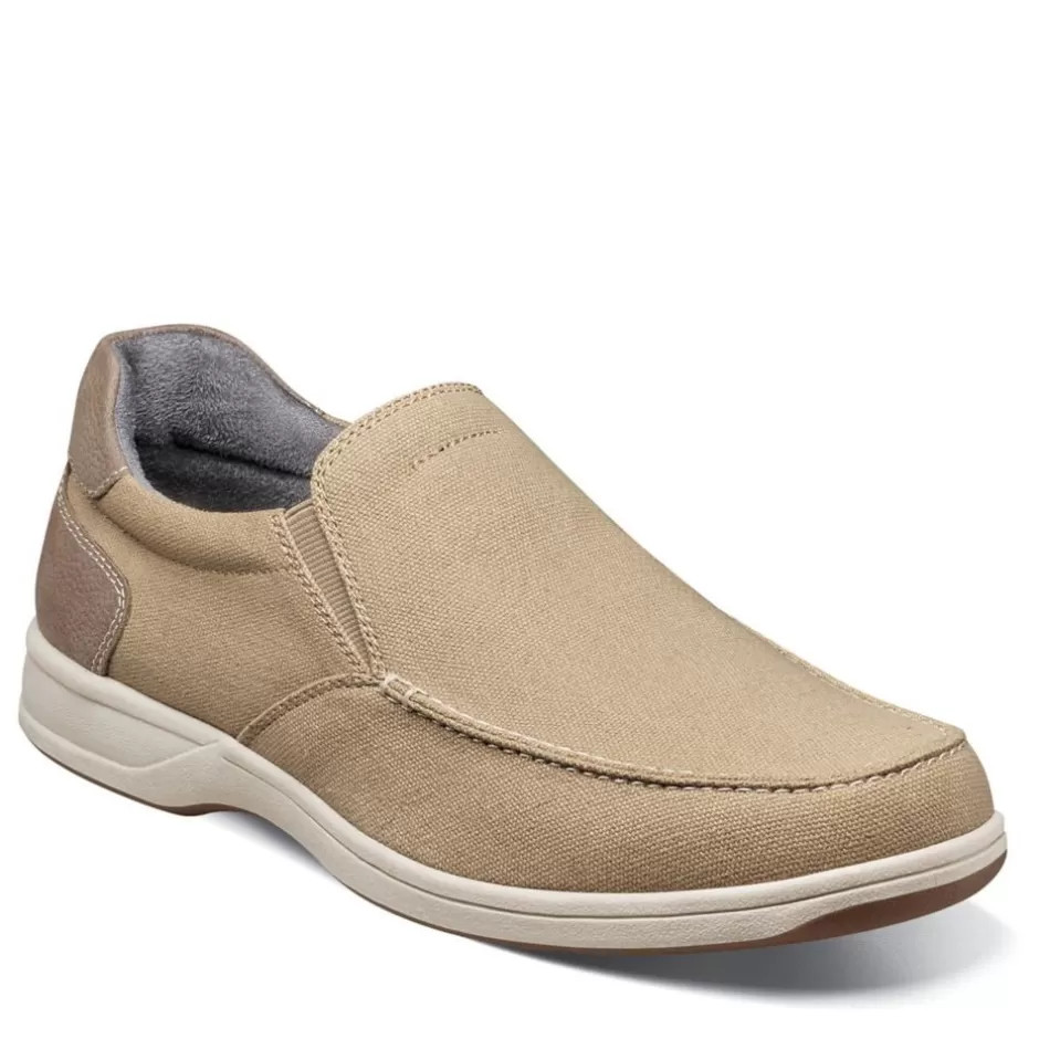 Mens Lakeside Canvas Moc Toe Slip On>FLORSHEIM Best