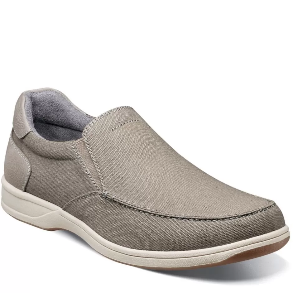 Mens Lakeside Canvas Moc Toe Slip On>FLORSHEIM Clearance