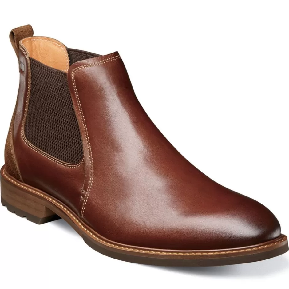 Mens Lodge Plain Toe Chelsea Boot>FLORSHEIM Discount