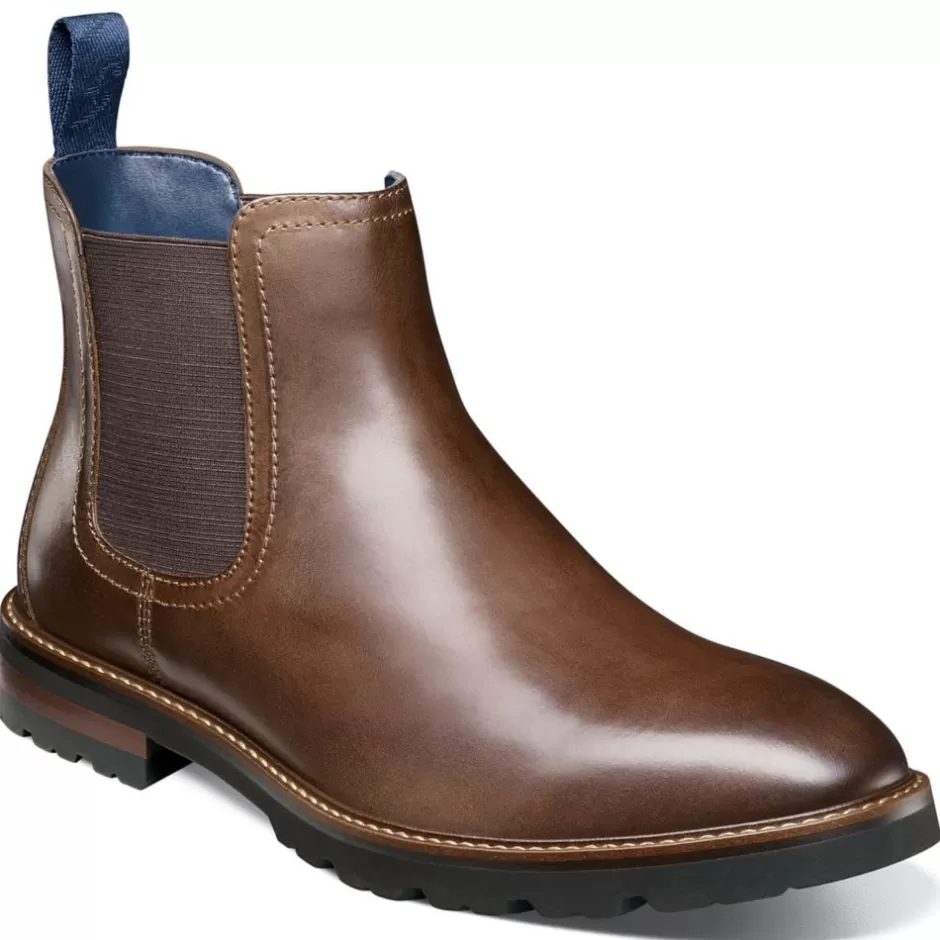 Mens Renegade Plain Toe Chelsea Boot>FLORSHEIM Shop