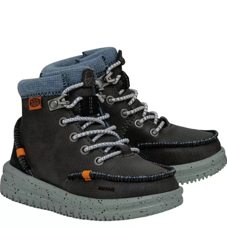 Boys Bradley Toddler Leather Boot>HEYDUDE Online