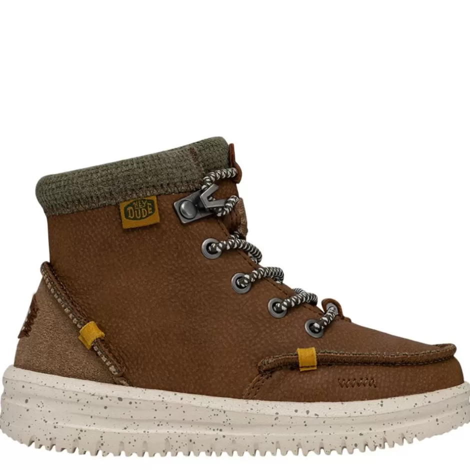 Boys Bradley Toddler Leather Boot>HEYDUDE Discount