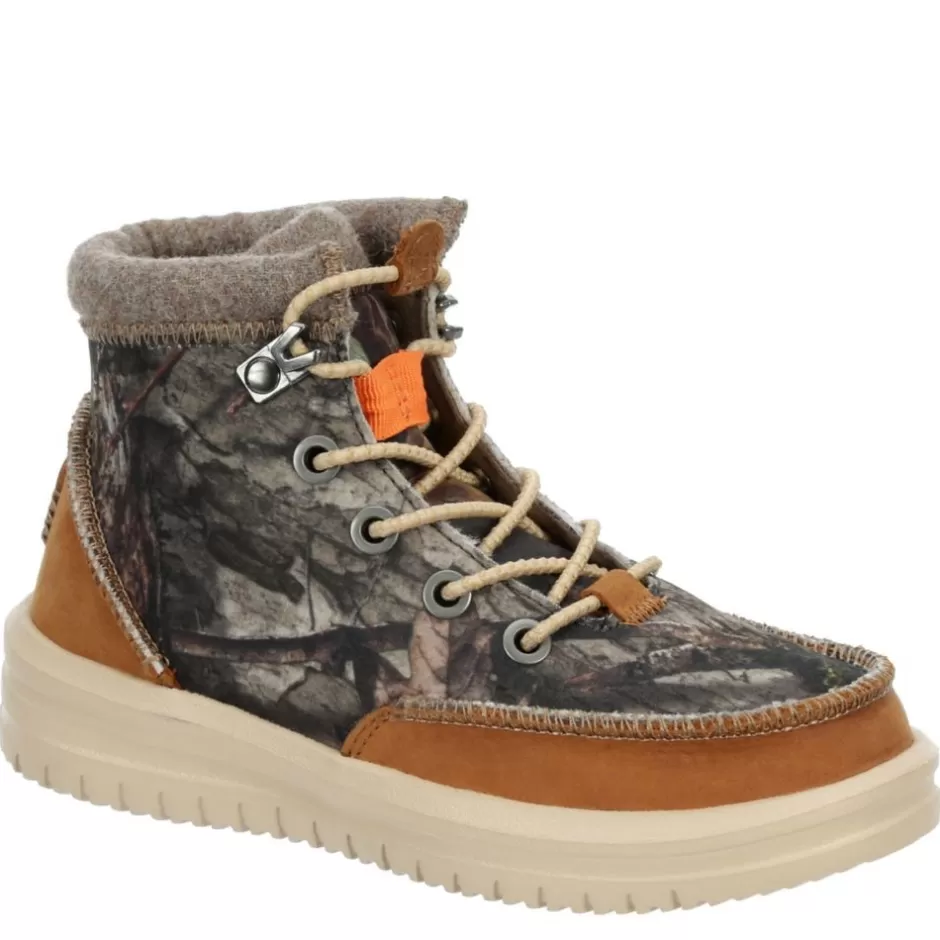 Boys Bradley Youth Mossy Oak Boot>HEYDUDE Cheap