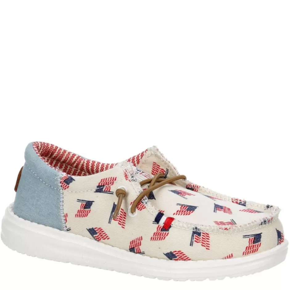 Boys Wally Toddler Patriotic Slip On Sneaker>HEYDUDE Sale