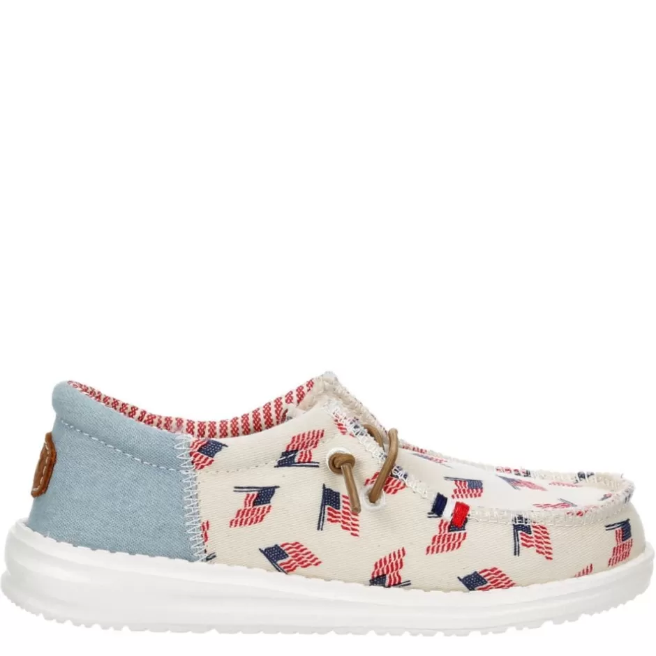 Boys Wally Toddler Patriotic Slip On Sneaker>HEYDUDE Sale