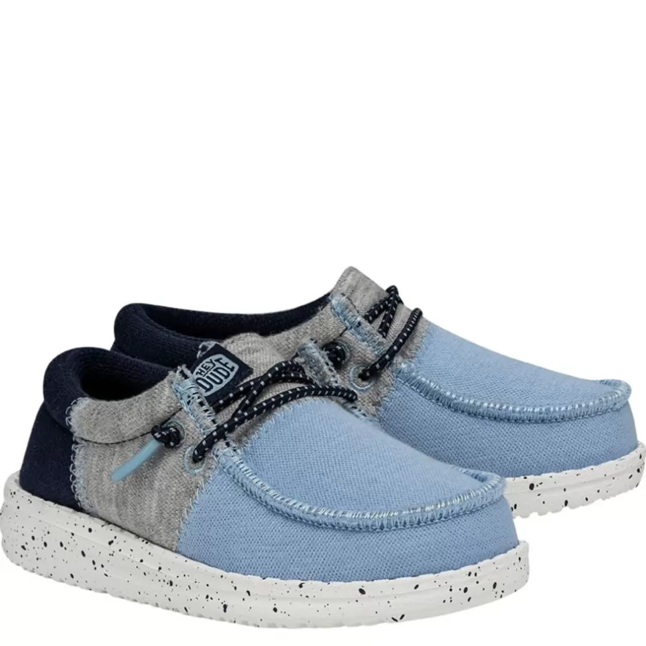 Boys Wally Toddler Tri Varsity Slip On Sneaker>HEYDUDE Best Sale