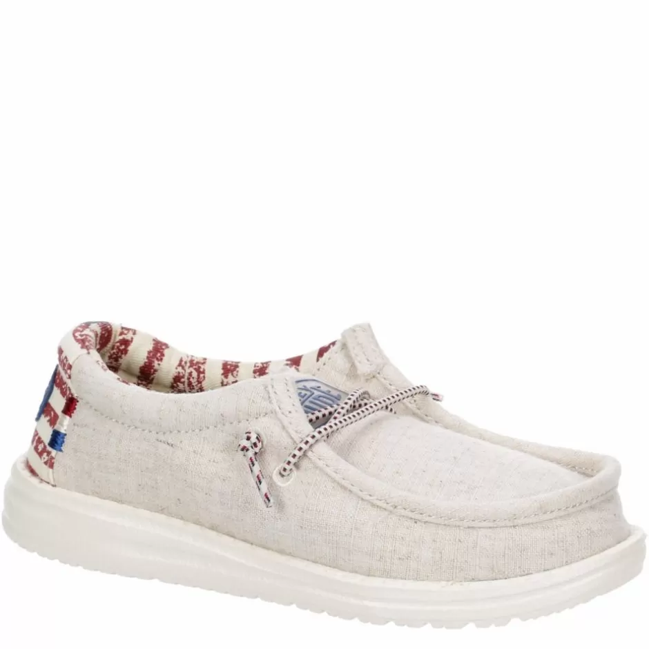 Boys Wally Youth Patriotic Slip On Sneaker>HEYDUDE Discount