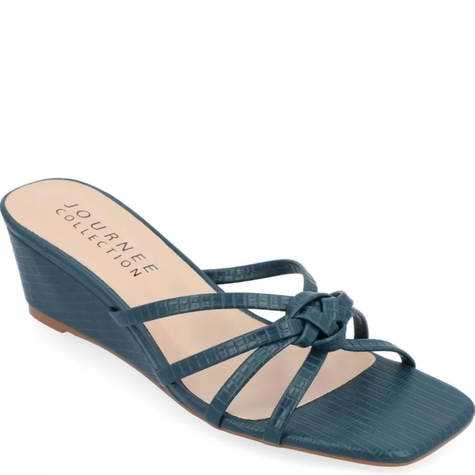 Womens Blayke Wedge Slip On Sandal>Journee Collection Fashion