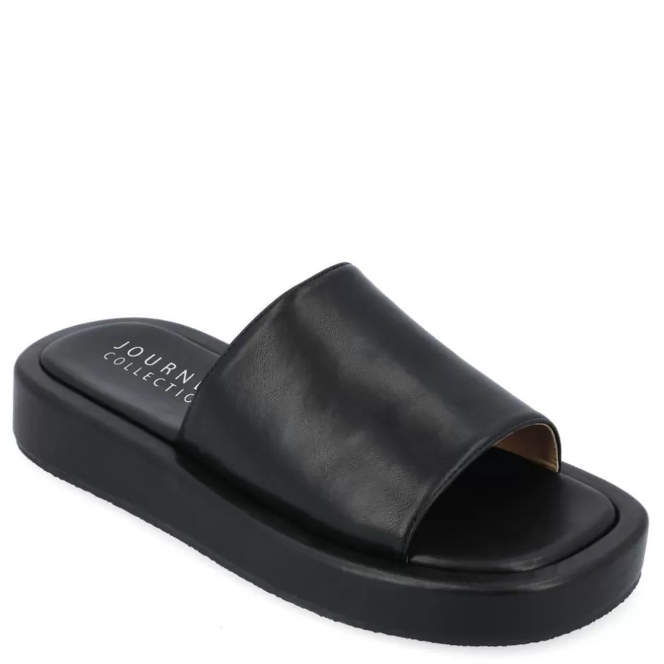 Womens Denrie Platform Sandal>Journee Collection Shop