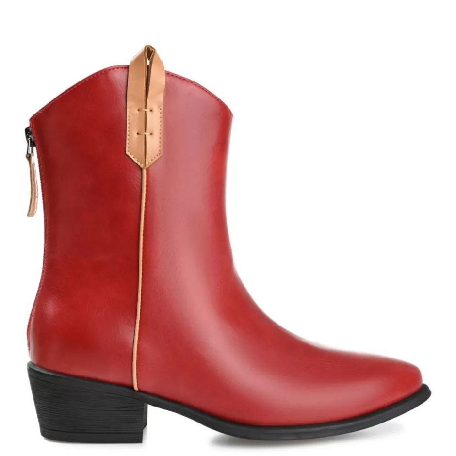 Womens Novva Western Ankle Boot>Journee Collection Online