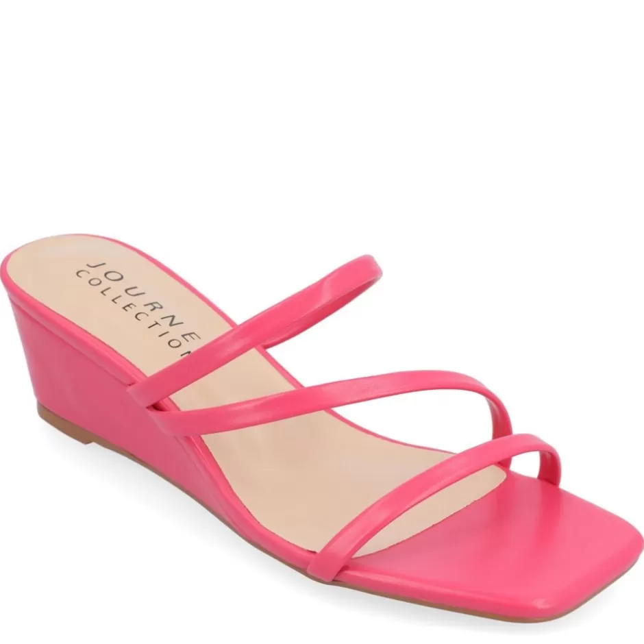 Womens Takarah Wedge Slip On Sandal>Journee Collection Store