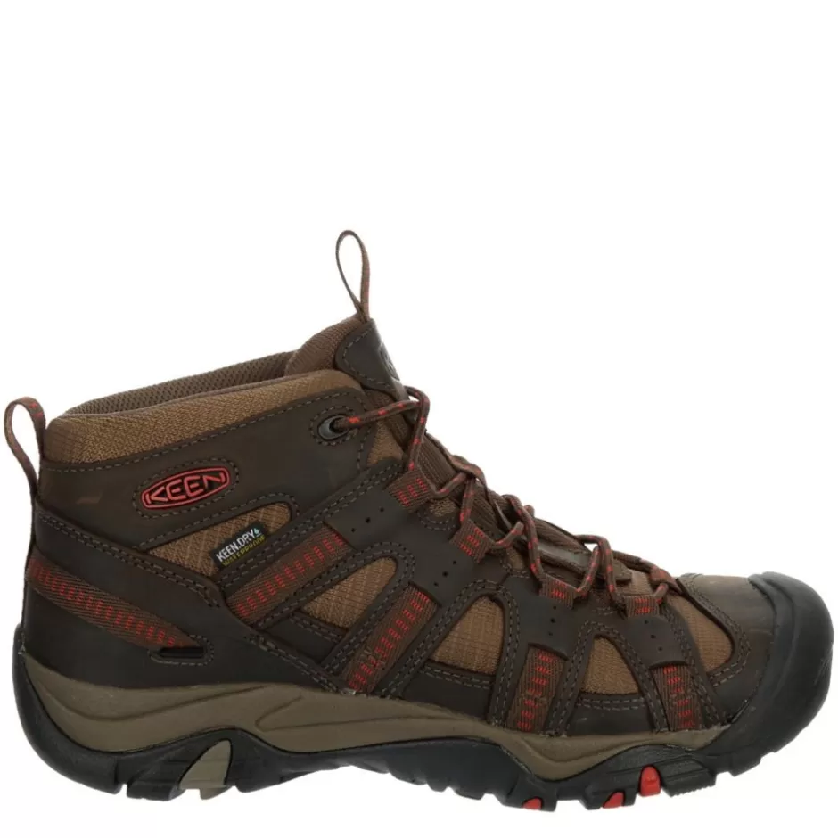 Mens Siskiyou Mid Waterproof Hiking Boot>KEEN Fashion