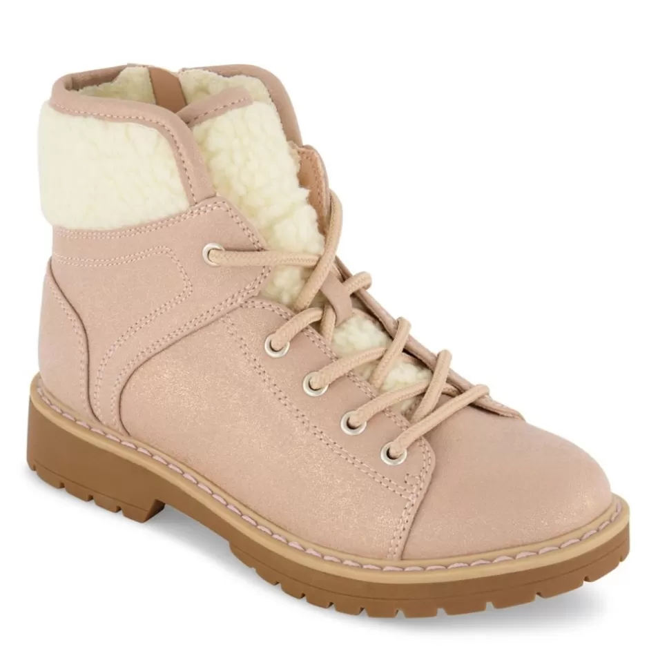 Girls Little-Big Kid Jade Fuzz Lace-Up Boot>MARC FISHER Sale