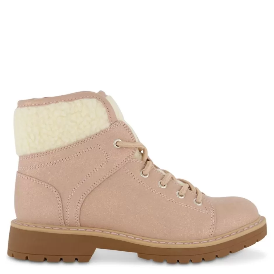 Girls Little-Big Kid Jade Fuzz Lace-Up Boot>MARC FISHER Sale