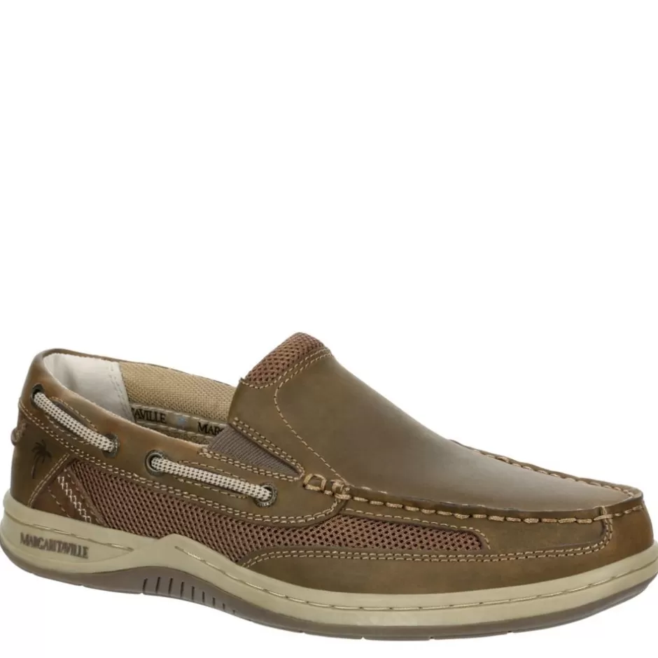 Mens Anchor Slip On Boat Shoe>MARGARITAVILLE Online