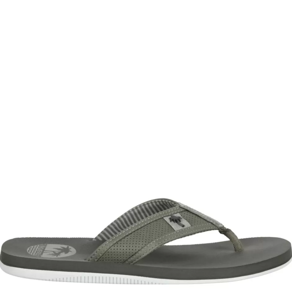 Mens Palm Flip Flop Sandal>MARGARITAVILLE Fashion