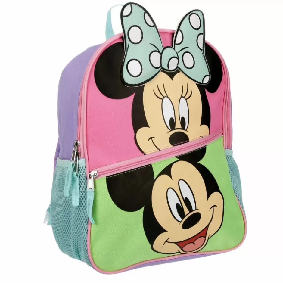 Girls Minnie And Mickey Mouse Backpack>MINNIE MOUSE New