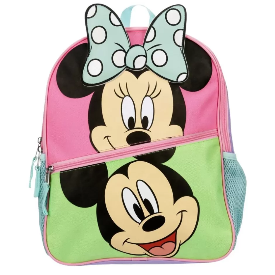 Girls Minnie And Mickey Mouse Backpack>MINNIE MOUSE New