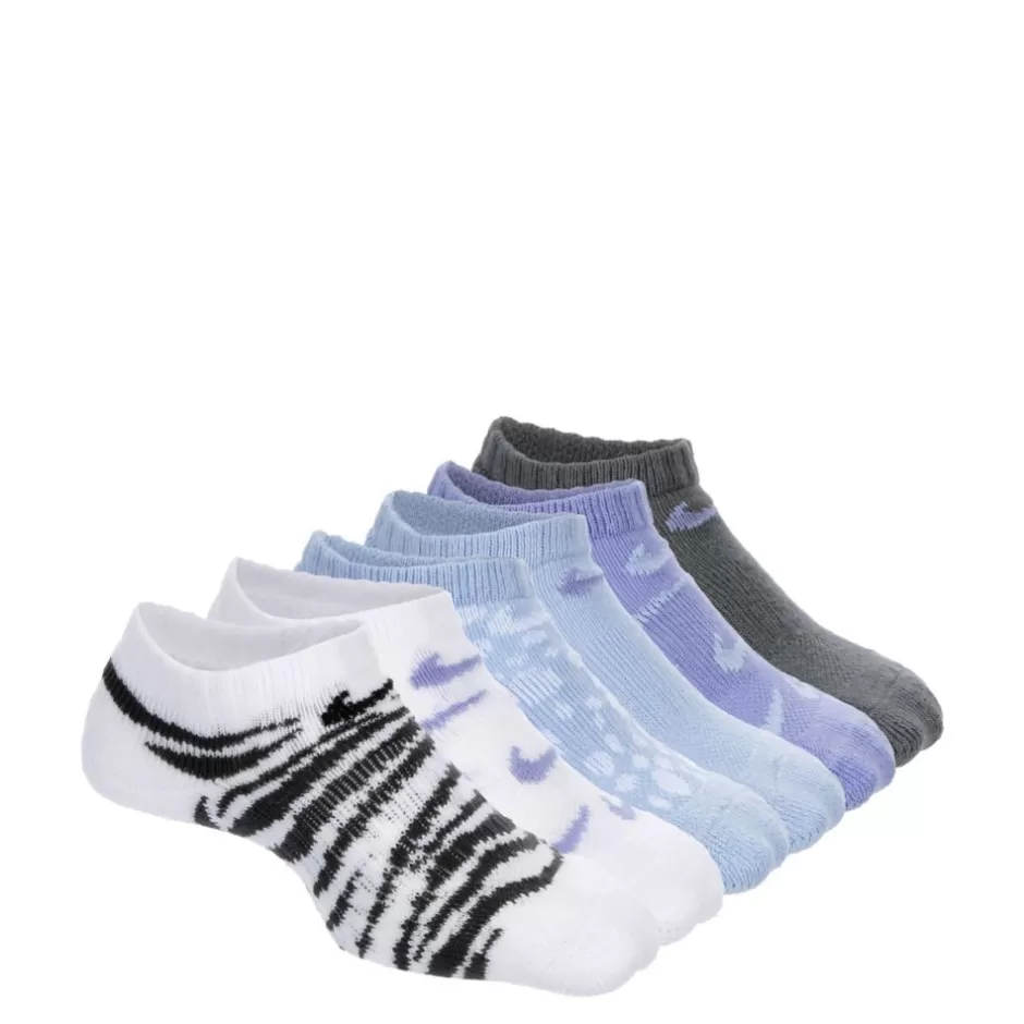 Boys Swoosh No Show Socks 6 Pairs>NIKE Hot