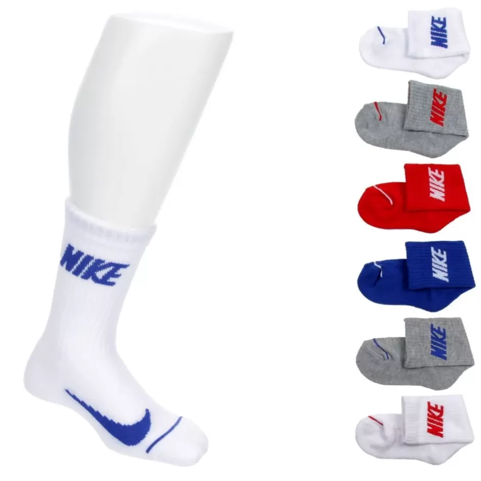 Boys Toddler Crew Socks 6 Pairs>NIKE Sale