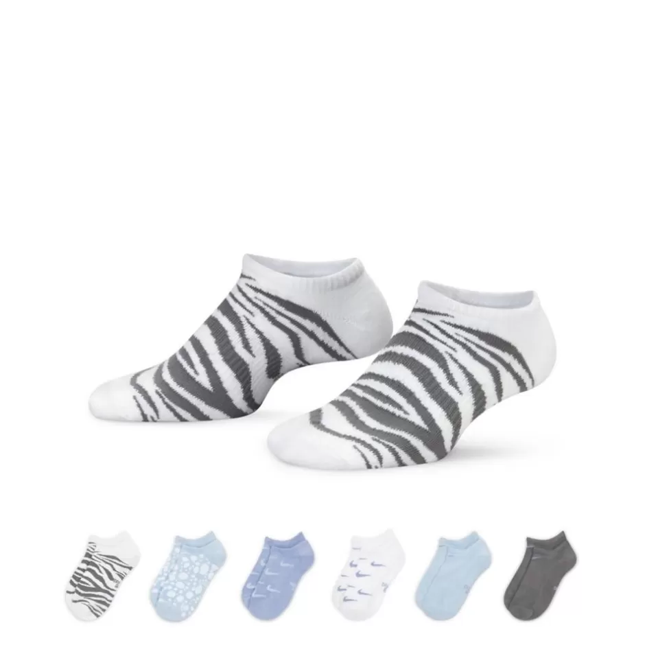 Girls Graphic No Show Socks 6 Pairs>NIKE Online