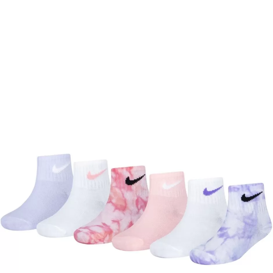 Girls Quarter Socks 6 Pairs>NIKE Store