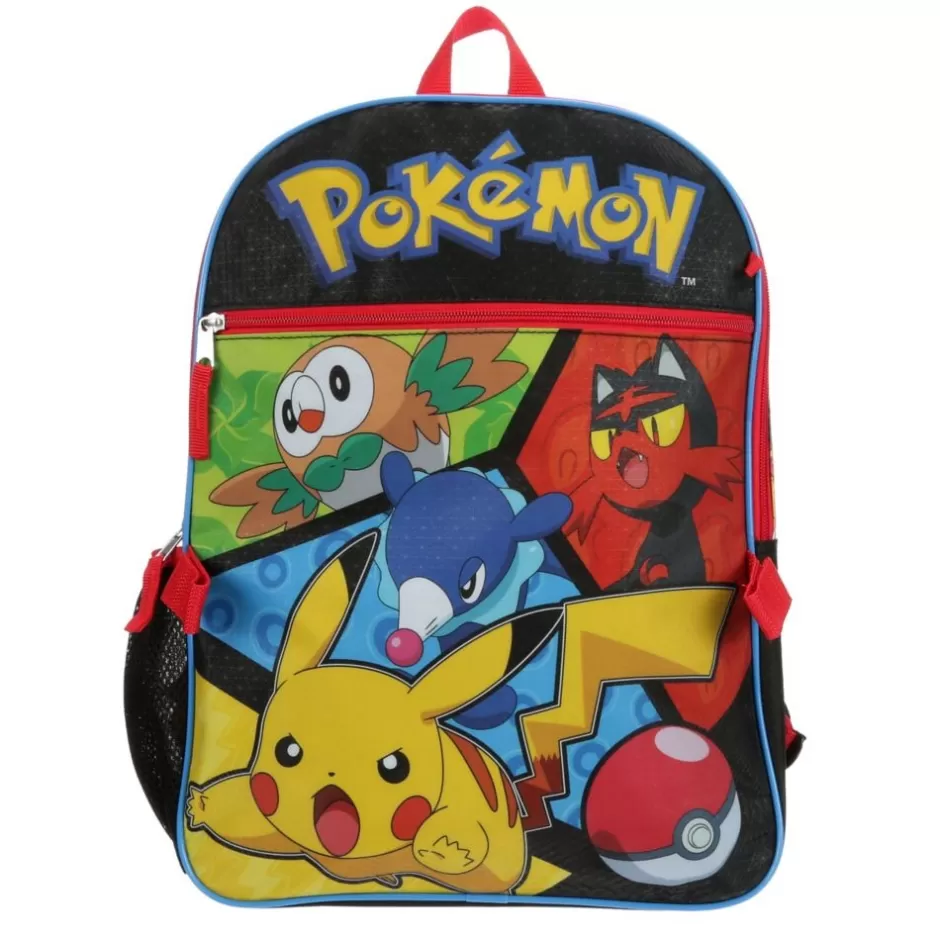 Boys 5 Piece Backpack Set>POKEMON Flash Sale