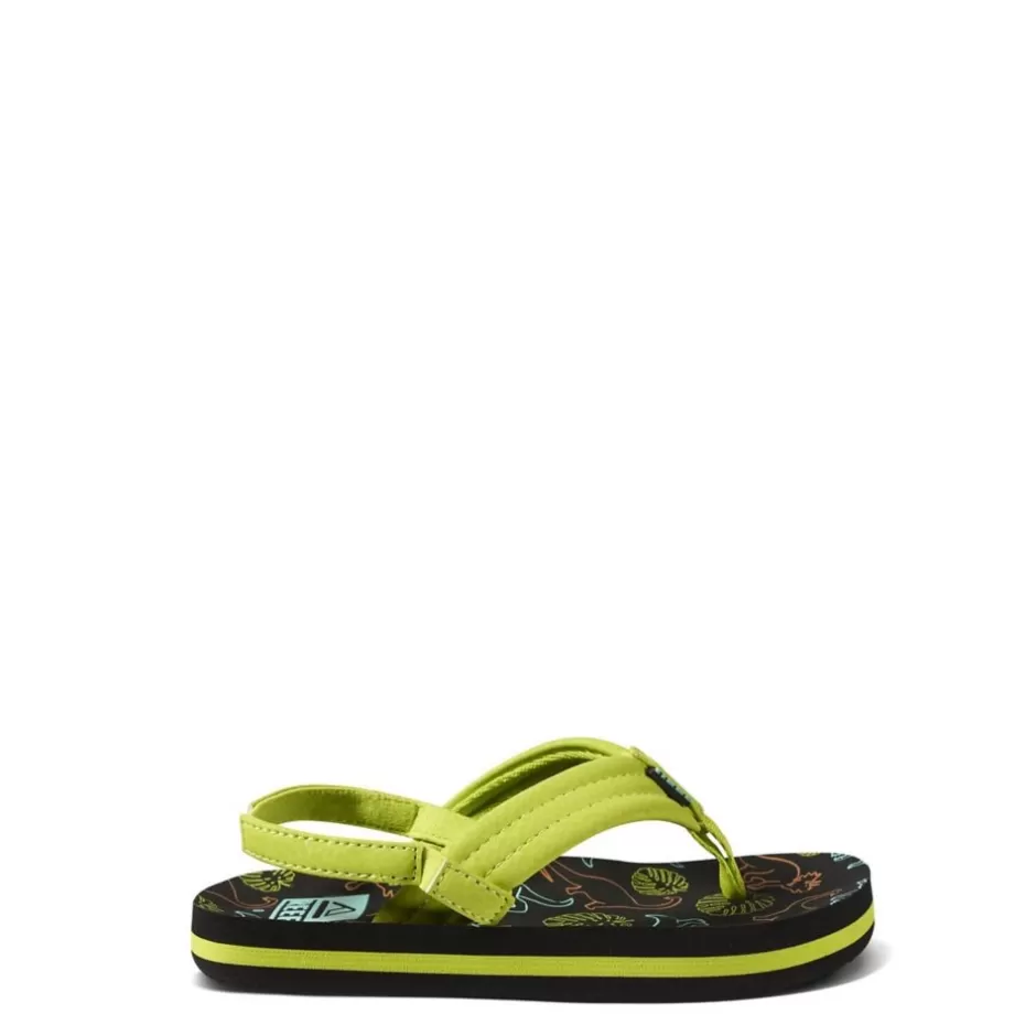 Boys Toddler-Little Kid Little Ahi Flip Flop Sandal>REEF Hot