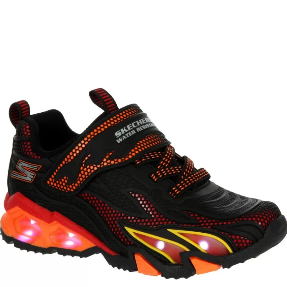 Boys Hydro Lights Heat Stripes Light Up Sneaker>SKECHERS Shop