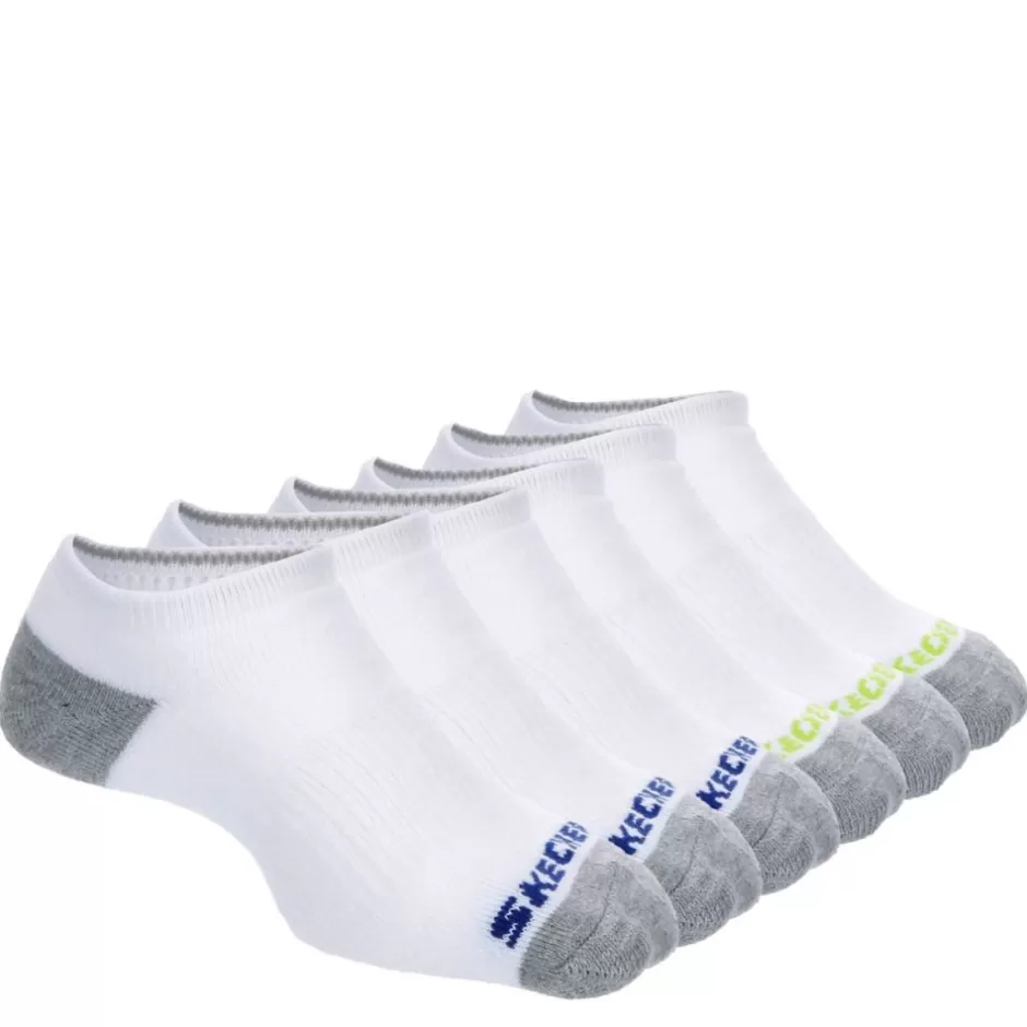 Boys No Show Full Terry Socks 6 Pairs>SKECHERS Outlet