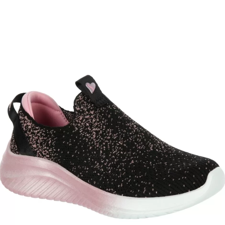 Girls Little-Big Kid Ultra Flex Slip On Sneaker>SKECHERS New