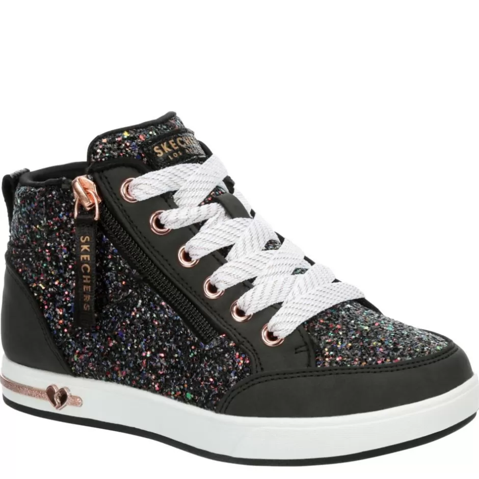 Girls Shoutouts 2.0 - Glitter Steps Hi Top Sneaker>SKECHERS Online